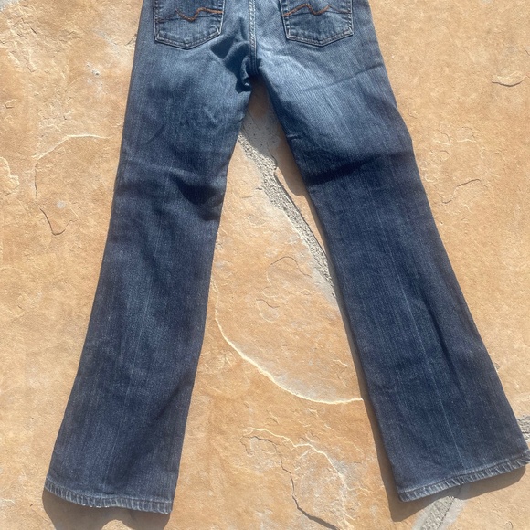7 For All Mankind Womens Indigo Wash Bootcut Jeans (Size 25) - Picture 7 of 8